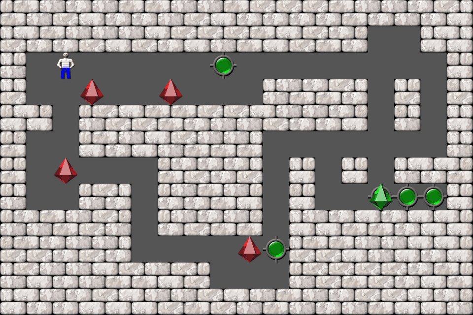 Sokoban Bugs550 collection level 178